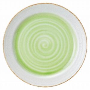 若草 21.5cm平皿 54527004 KOYO 花伝 JAPANESE TABLEWARE vol.12