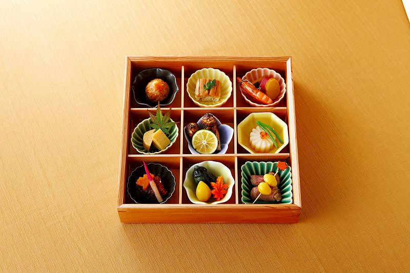九つ仕切り 月セット 木製 54650096 KOYO 花伝 JAPANESE TABLEWARE vol.12
