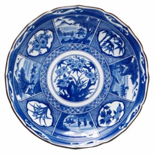 四君子 36.5cm皿 54917014 KOYO 花伝 JAPANESE TABLEWARE vol.12