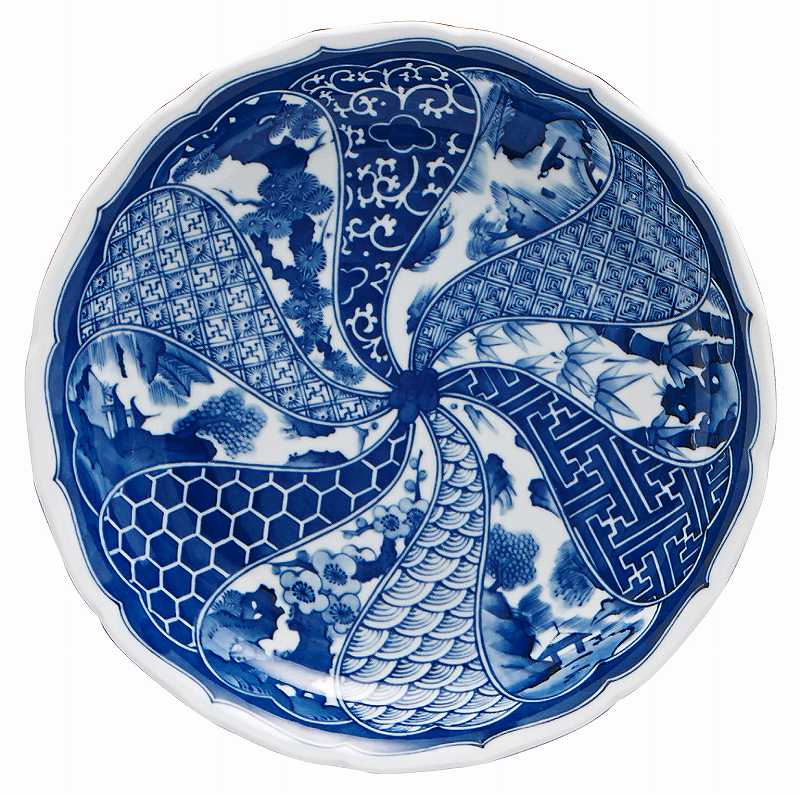 祥瑞 36.5cm皿 54970014 KOYO 花伝 JAPANESE TABLEWARE vol.12