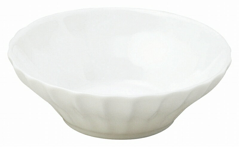 かすみ 白 12.5cm浅ボウル 56100031 KOYO 花伝 JAPANESE TABLEWARE vol.12