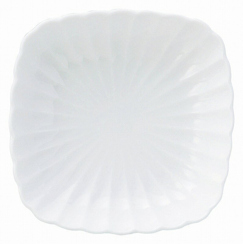かすみ 白 12cm丸角皿 56100069 KOYO 花伝 JAPANESE TABLEWARE vol.12