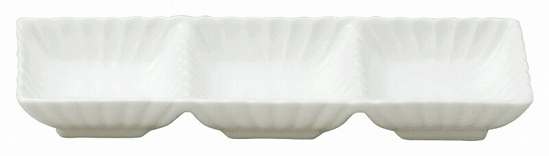 かすみ 白 3連皿 56100078 KOYO 花伝 JAPANESE TABLEWARE vol.12