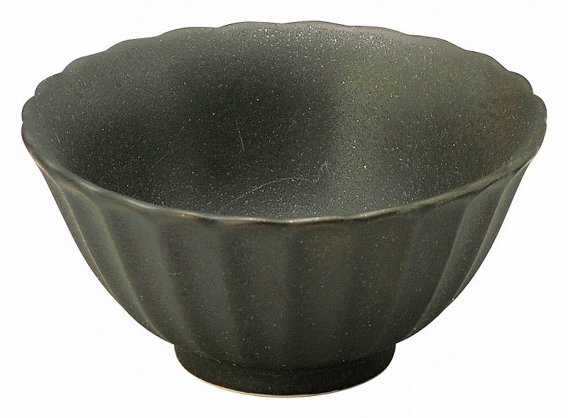 かすみ 黒 10.5cmボウル 56130023 KOYO 花伝 JAPANESE TABLEWARE vol.12