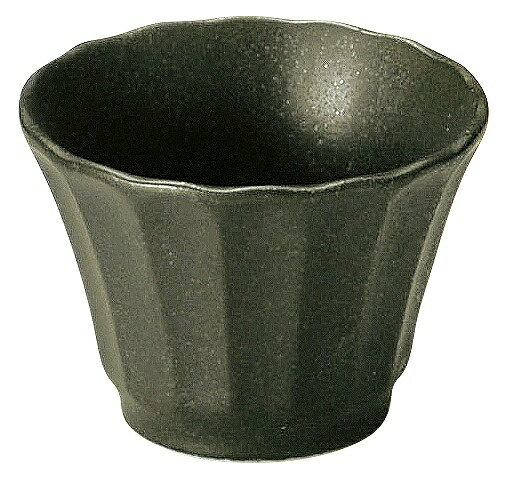 かすみ 黒 ぐい呑み 56130056 KOYO 花伝 JAPANESE TABLEWARE vol.12