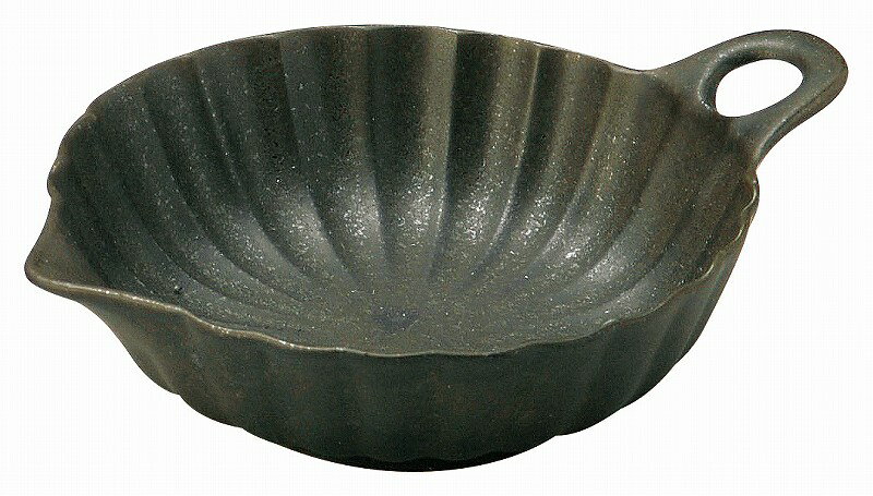 かすみ 黒 13cm手付小鉢 56130094 KOYO 花伝 JAPANESE TABLEWARE vol.12