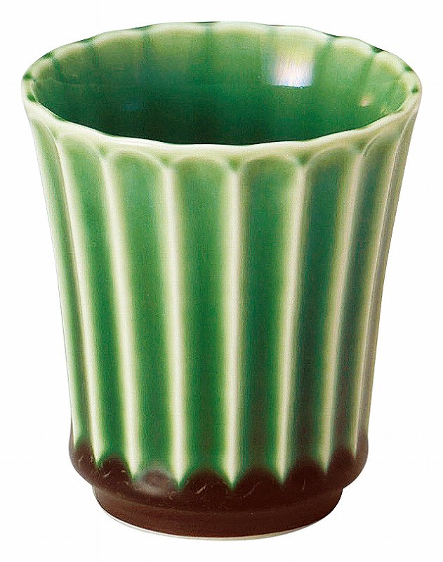 かすみ 緑 カップ 小 56171055 KOYO 花伝 JAPANESE TABLEWARE vol.12
