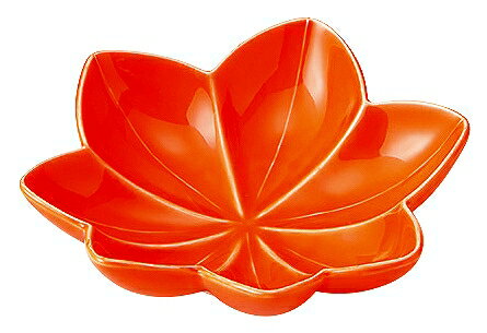 紅葉 橙 浅鉢 56350081 KOYO 花伝 JAPANESE TABLEWARE vol.12