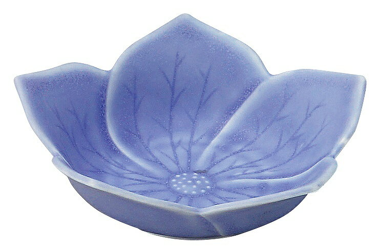 桔梗 紫 浅鉢 大 56388001 KOYO 花伝 JAPANESE TABLEWARE vol.12