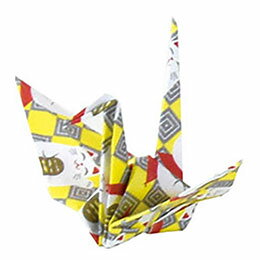 ヤマコー 65154折紙飾り 折鶴(小・色紙)50個入 各柄混合AAA-65154