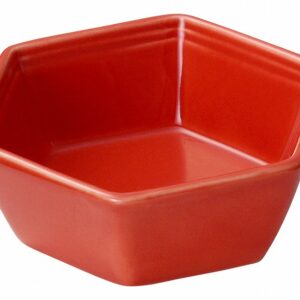 六角 赤 小鉢 58940034 KOYO 花伝 JAPANESE TABLEWARE vol.12