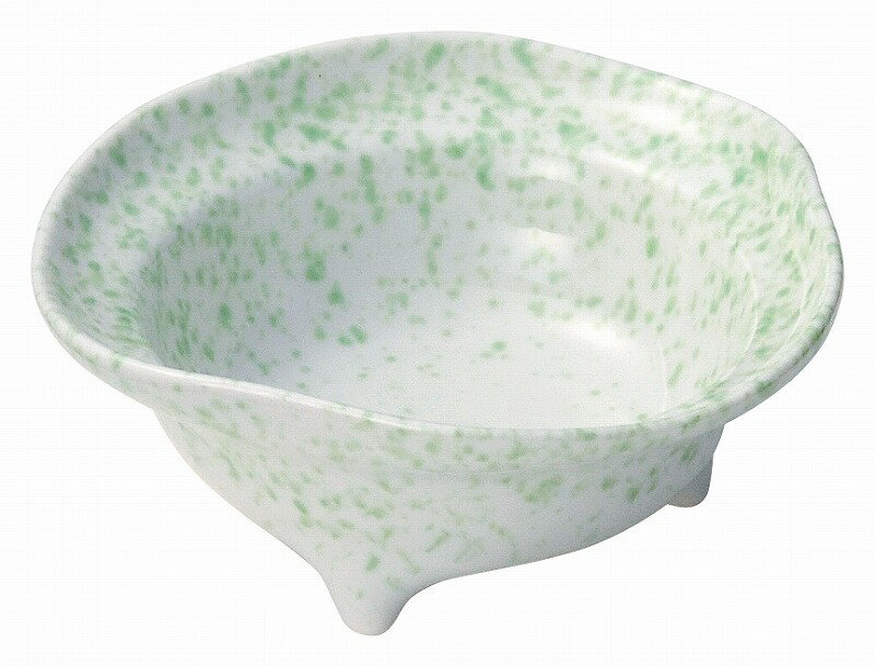 三つ足 緑吹き 小鉢 58966033 KOYO 花伝 JAPANESE TABLEWARE vol.12