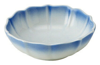 八重 ブルー 丸鉢 58981021 KOYO 花伝 JAPANESE TABLEWARE vol.12