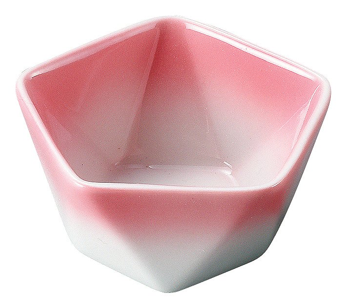 五角 桃ぼかし 珍味 58991082 KOYO 花伝 JAPANESE TABLEWARE vol.12