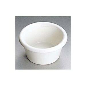 ジェスナー ジェスナーラメキン プレーン(メラミン)0394 ホワイト 4oz 1個 7254000