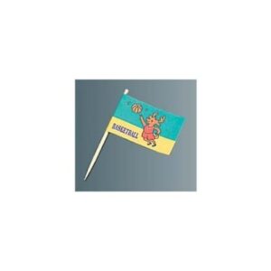 【期間限定!対象商品P2?20倍】 ランチ旗(200本入)バスケットボール　6760500 1組(200本入)