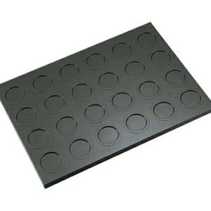 千代田金属工業 セラミック加工 ラング・ド・シャ丸型 天板7cm（24ヶ取） 6739400 1個