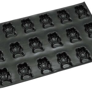 【ポイント20倍】ドゥマール フレキシパン 1056 テディベア(小熊)18取【オーブン】【洗浄機OK】 EBM vol.26[0962-06]製菓・ベーカリー用品