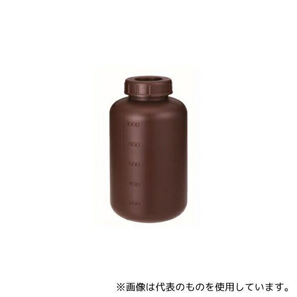 新潟精機(SK) BWB-1000 広口茶色ビン 1L