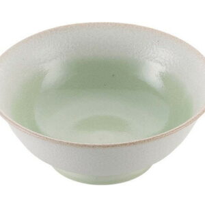江部松商事 磁器　中華食器　釉彩若草　高台丼　6.8寸 1個 8179720
