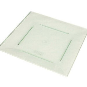ニシキ（食品容器） プラ容器　角皿　小（10枚入）エメラルドグリーン 1セット(10枚入) 8386620