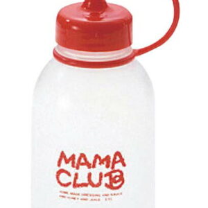ディスペンサー 醤油・ソースなど 容量400ml ママクラブ　キャップ付　ディスペンサー　MC-35　レッド(EBM26)(0509-07)