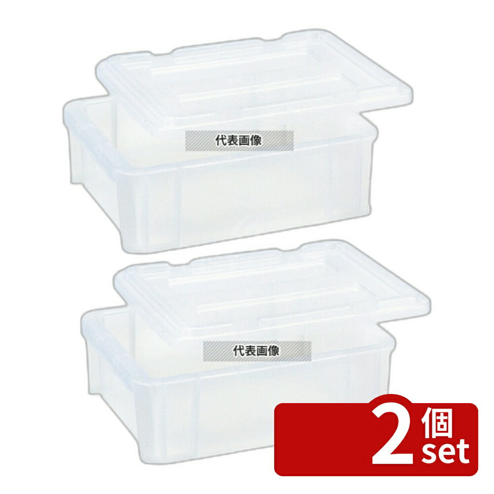 【2個セット】矢崎化工 ポリテナー PT-36C用 クリア蓋 PT-18DL 601×401×H30 蓋 No.7331300