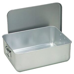 オオイ金属 アルマイト プレスパン箱（蓋付）20人用 260-P 343×292×H165mm 1個 1130031