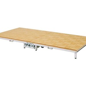 金沢車輌 アルミポータブルステージ H200 NPS-200AL-W 1個 2306260