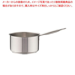 パデルノ 18-10片手深型鍋 (蓋無) 1006-20【 片手鍋 IH IH対応 片手鍋 IH100V対応 IH200V対応 人気の鍋 通販 使いやすい鍋 煮物鍋おすすめブランド 人気鍋メーカー 鍋人気 販売】