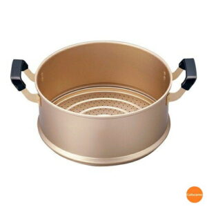 純しゅう酸　美菜食用　セイロ　22cm　ASI-95[関連：業務用 アルミ製 両手鍋 セイロ　蒸し器 せいろ]