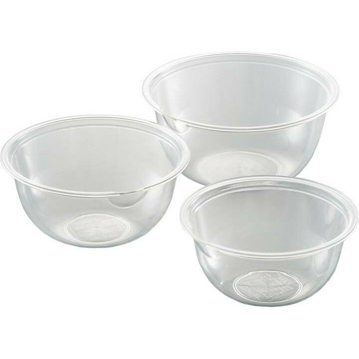 \最安値挑戦/ ヨシカワ レンジボウル 3pcs 17cm 19cm 21cm SJ1229 ボウル ボール 電子レンジ レンジ 軽い 軽量 耐熱 野菜 レンジ蒸し お菓子作り 電子レンジ調理 製菓用品 3サイズセット 下ごしらえ 蒸し料理 キッチン用品