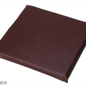 レザー 座布団カバー丈 無地 AAU0003 小 茶