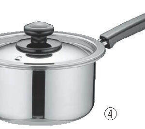 モリブデン 片手鍋 18cm【ステンレス鍋】【電磁調理器対応】【IH対応】【業務用鍋】【業務用厨房機器厨房用品専門店】