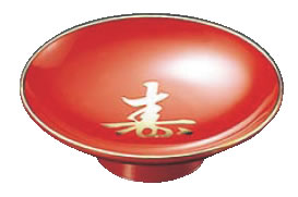 3寸 盃 朱寿天金(ABS) 81011520 標準タイプ【アルコールグッズ】【グラス 食器】【盃】【坏】【酒坏】【盞】【業務用厨房機器厨房用品専門店】