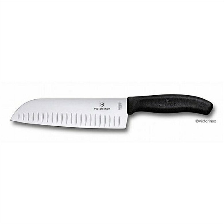 VICTORINOX ビクトリノックス ★★★スイスクラシック 三徳包丁プラス ブラック 17cm 6.8523.17E