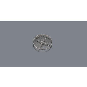 目皿足付 手編み亀甲 18-8（ステンレス） 8.5cm