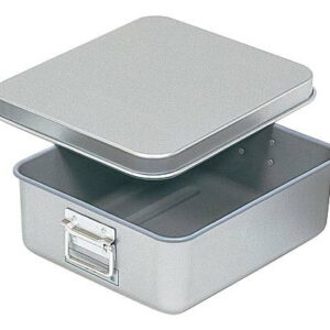 【ポイント19倍】アルマイト 天ぷら入(蓋付)コンテナー用 254-FC(内面フッ素加工)343×292【内面フッ素加工】【日本製】 EBM vol.26[0711-03]ケータリング・運搬