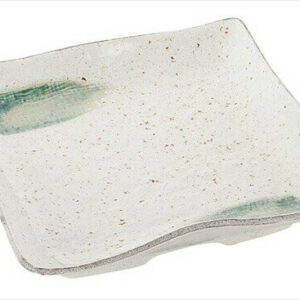 和食器コレクション 筆織部 正角和皿 24cm