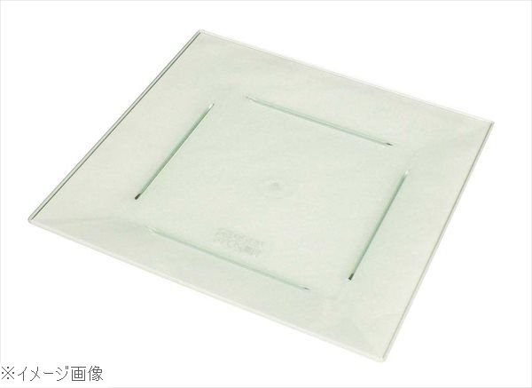 プラ容器 角皿 40(10枚入)エメラルドグリーン
