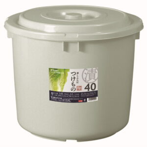 【新輝合成】トンボ 漬物容器 40型 （グレー色）食品衛生法適合品 40リットル 大容量 漬物樽 漬物 漬け物 つけもの つけもの容器 漬物樽 保存用