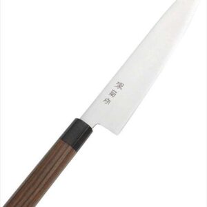 堺菊守（モリブデン鋼）和式 紫檀柄 切付牛刀 21cm