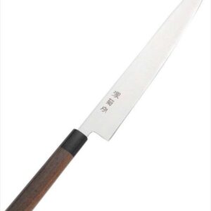 堺菊守（モリブデン鋼）和式 紫檀柄 切付筋引 27cm