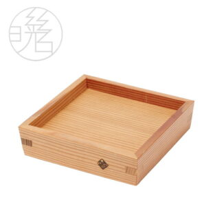 以為（おもえらく）日光杉 受皿 大 105×105×H26mm( キッチンブランチ )