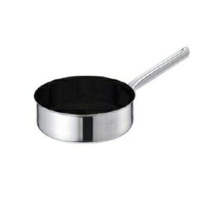片手鍋 浅型 蓋無 モリブデンジ2プラス ノンスティック加工 15cm