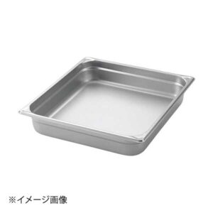 EBM 18-8 ホテルパン補強重なり防止付 2/3 150mm 2236