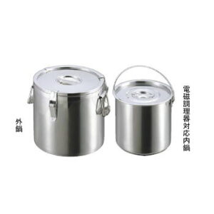 二重保温食缶 ステンレス 30cm