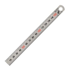 新潟精機(Niigataseiki) ステンスケール 快段目盛 150mm ST-150KD 1本