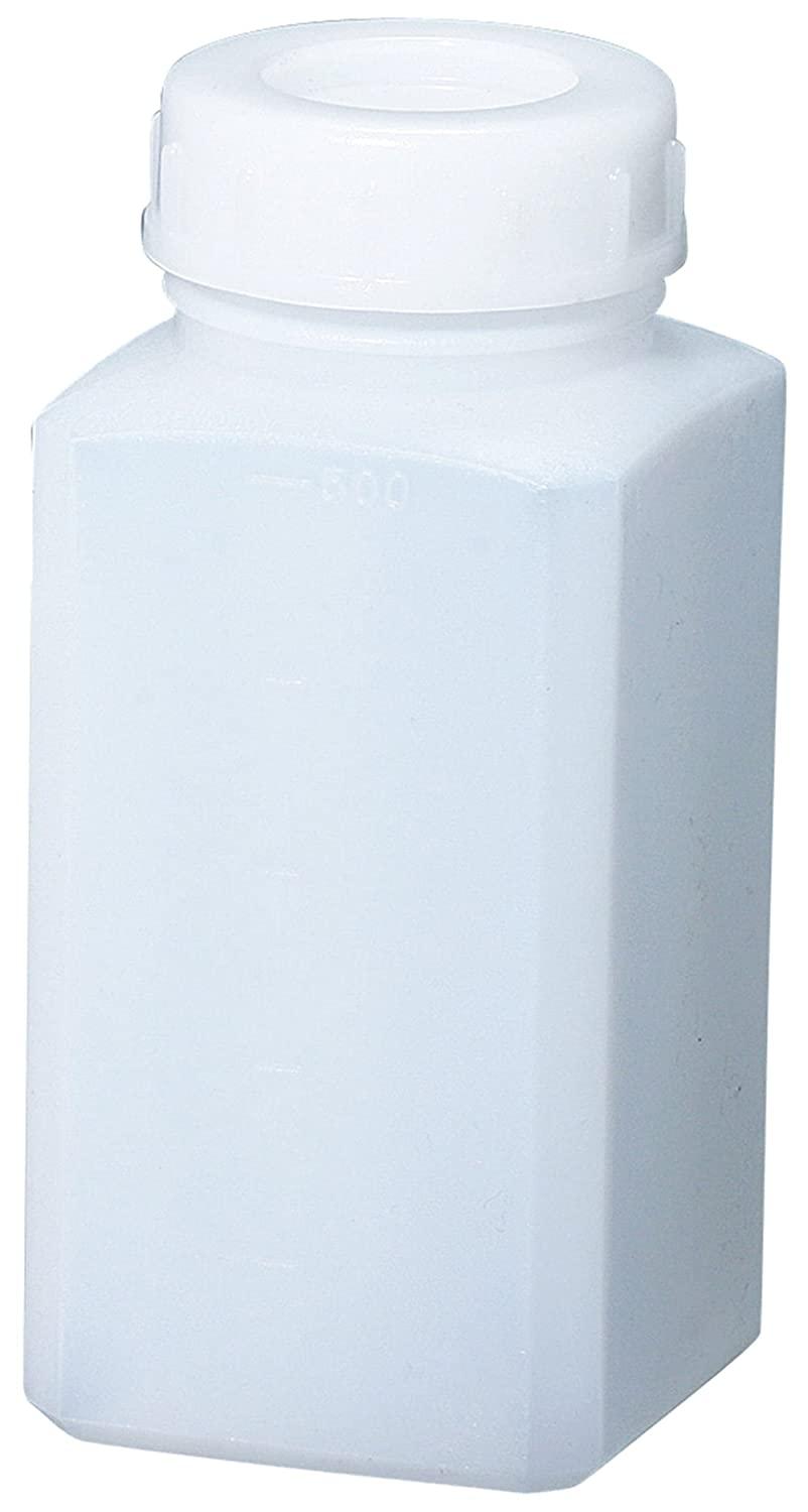 新潟精機(Niigataseiki) 新潟精機 BeHAUS ポリ角ビン 中栓付 500ml BS-500