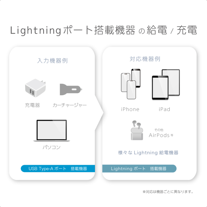 USB充電&同期ケーブル 50cm LN STRONG WH - 画像 (4)